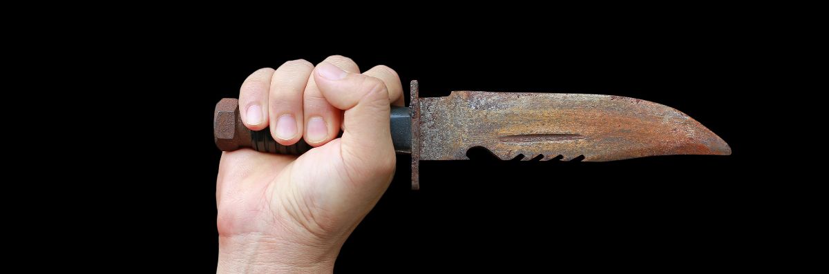 How to remove rust from kitchen knives?