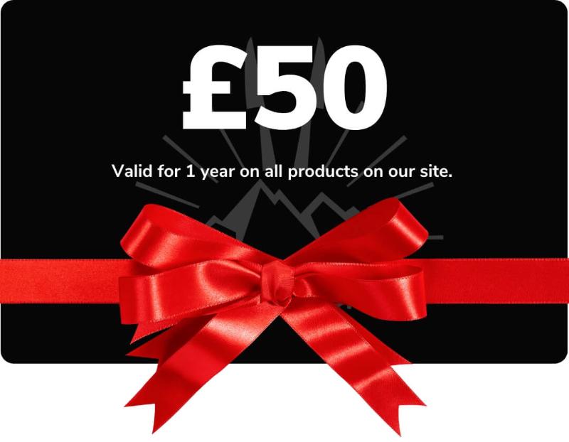 £50 kitchen knife gift card