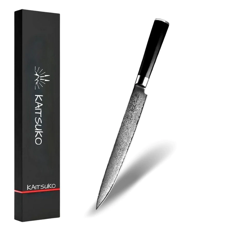 Black meat carving knife Japanese steel