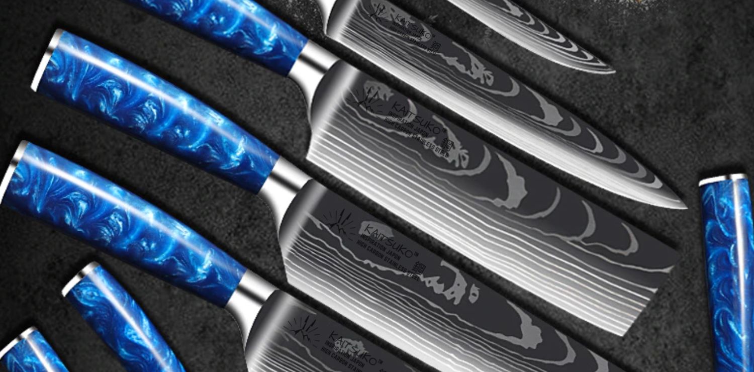 Sets of knives Ocean Blue Kaitsuko 