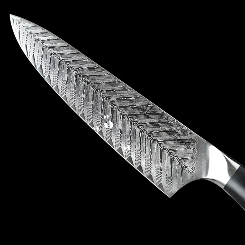 67-layer Damascus steel blade 