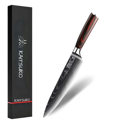 Damascus blade meat knife kaitsuko