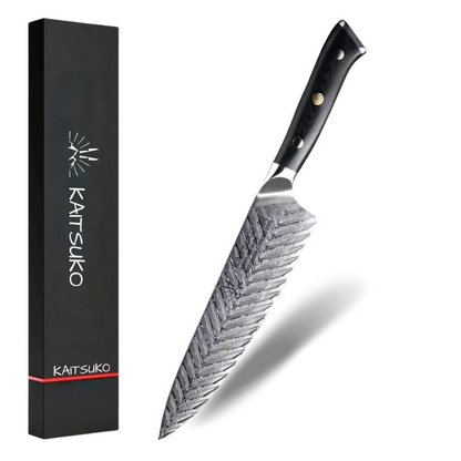 Damascus steel for cutting meat and fish