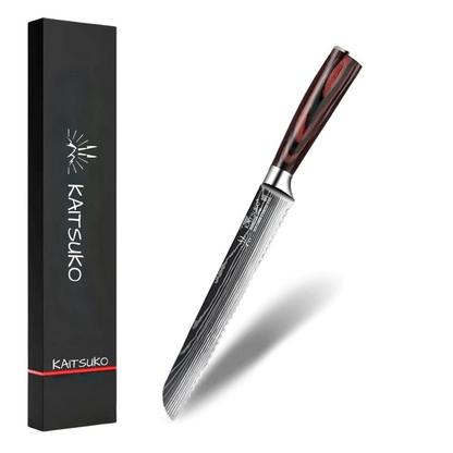 Forest wood stainless steel pie knife