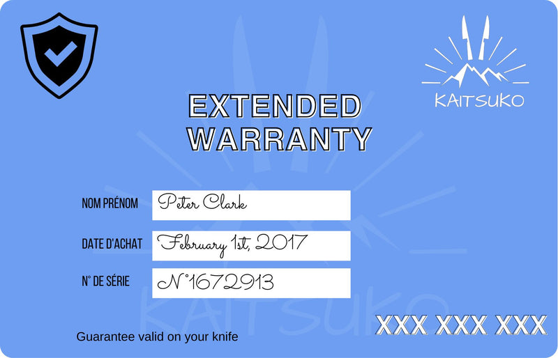 Kaitsuko extended warranty
