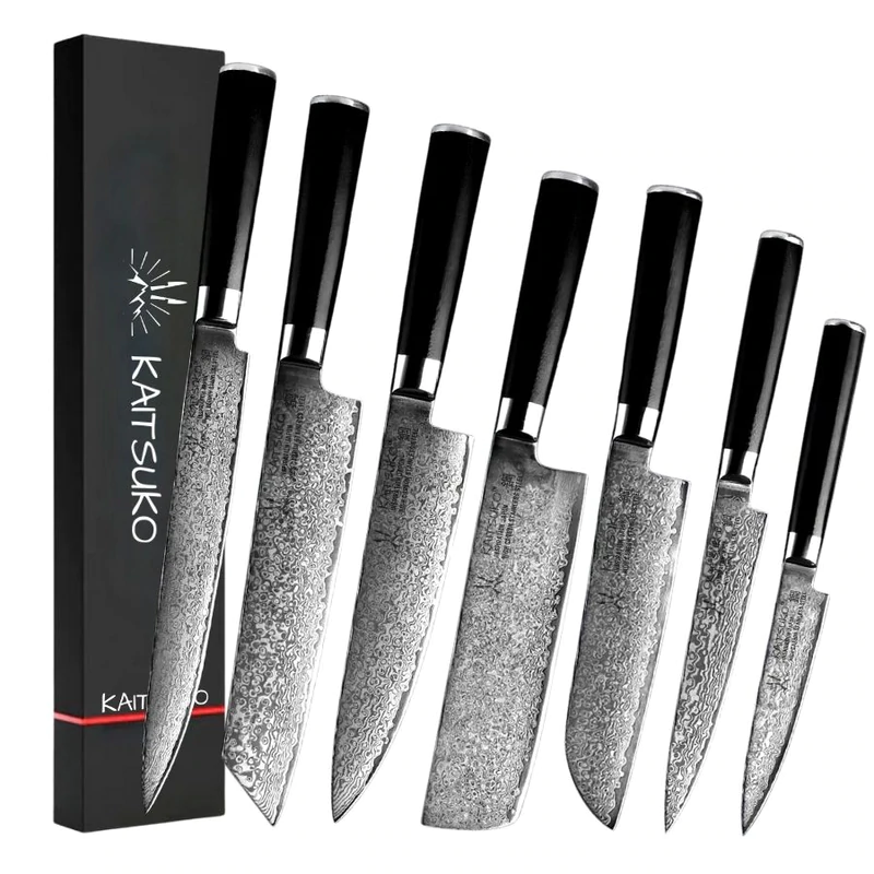 Sale of professional kyoto damascus steel knife kits online