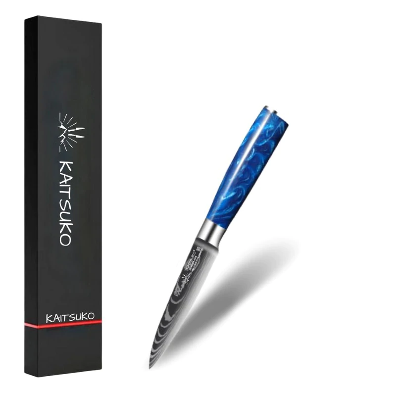 Small blue vegetable knife
