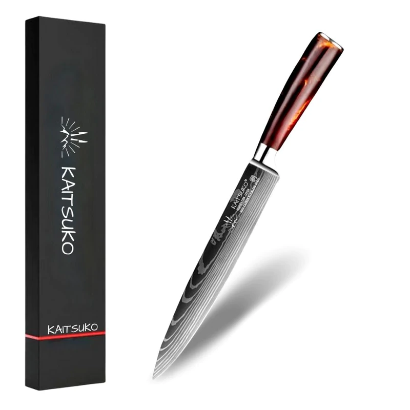 Special kaitsuko damascus steel meat knife