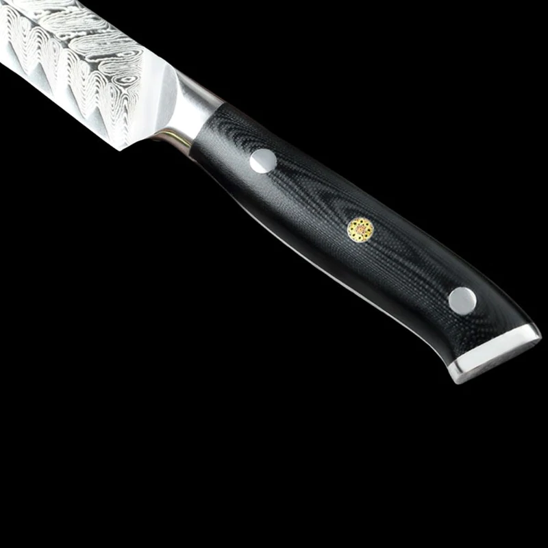 Top-of-the-range black wooden kitchen knife
